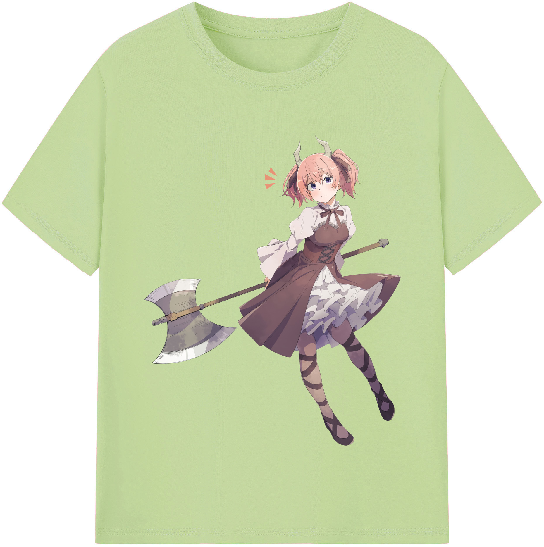 （画像用） 葬送のフリーレン Frieren 綿100％半袖Tシャツ（フロントプリント）